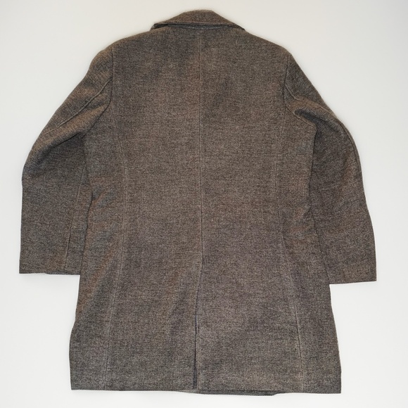 Vintage Men's Classic Gray Wool Coat XL - Picture 3 of 7